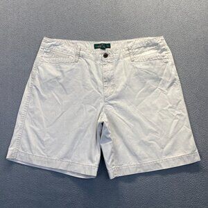 Ralph Lauren Jeans  Co Short Womens Size 16 Tan  Shorts,Pockets,Zipp